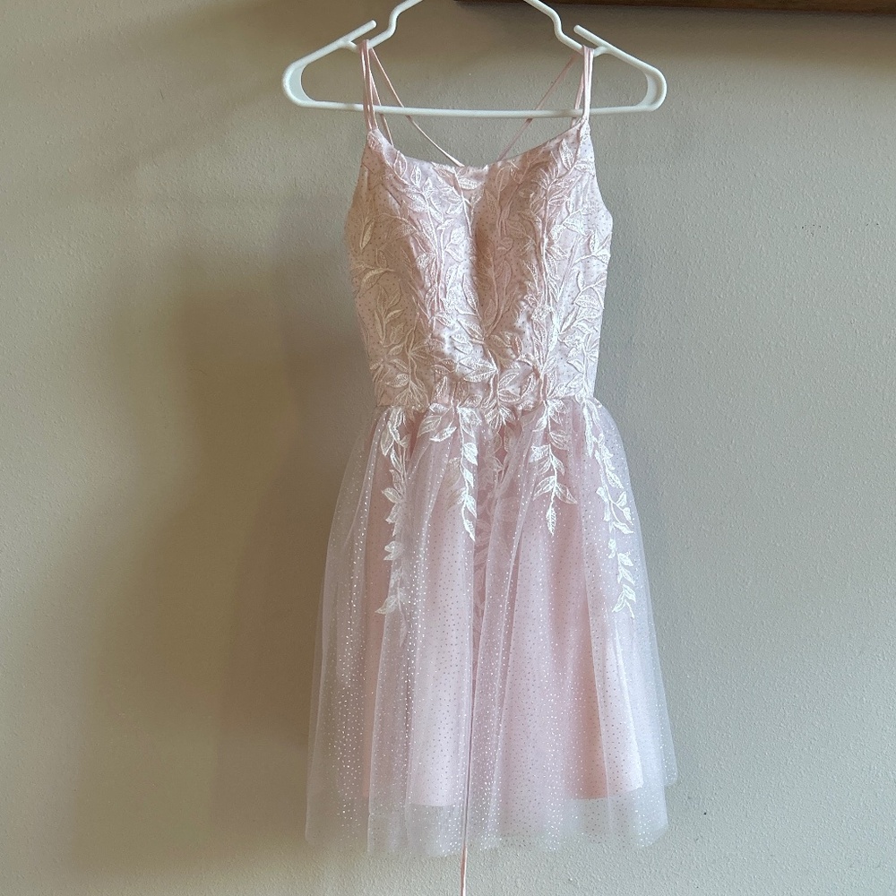 Light Pink homecoming dress